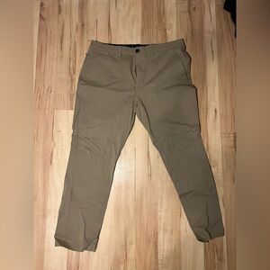 Khaki men’s dress pants, Goodfellas, size 36 elastic waist